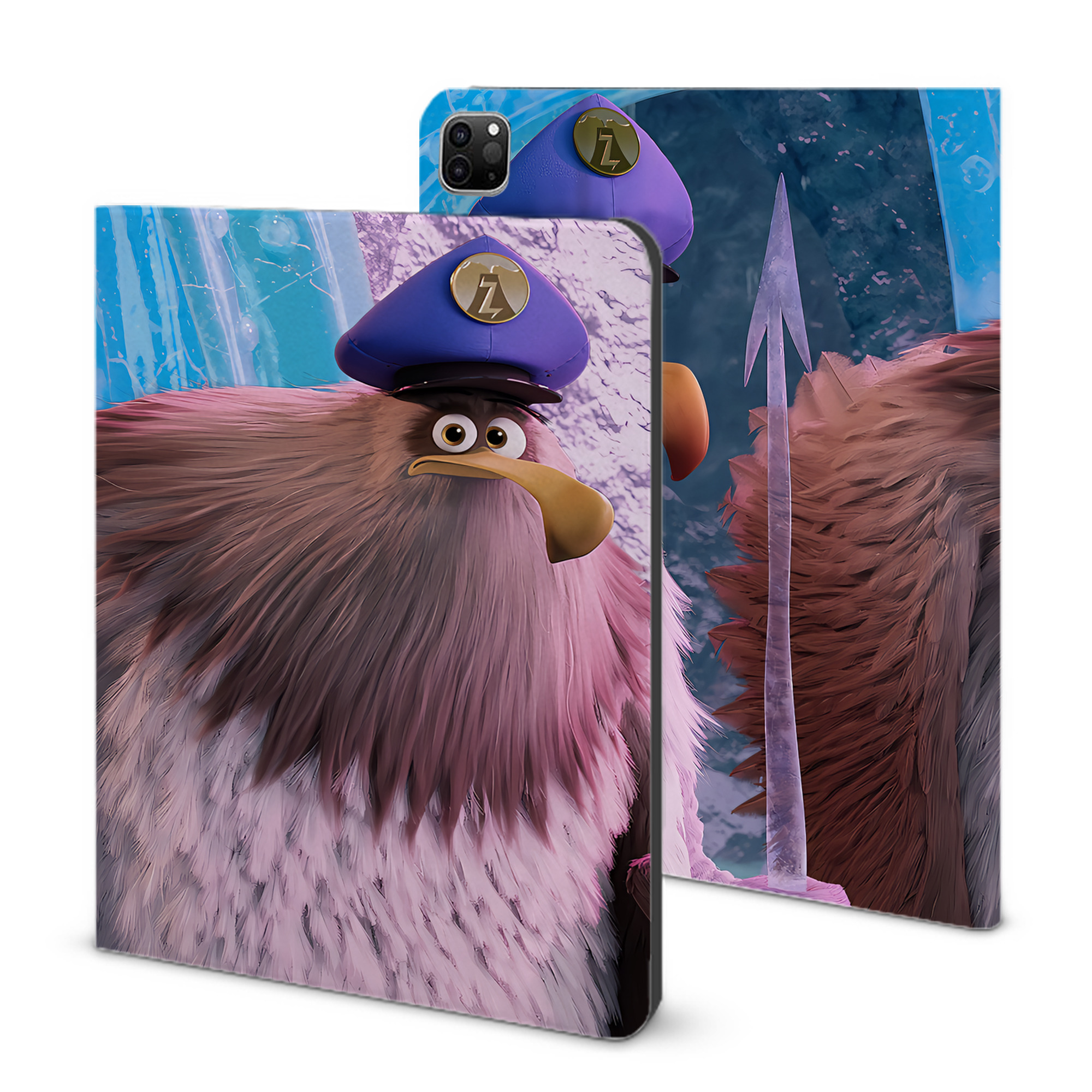 （画像用） Angry Birds アングリーバード IPad ケース ブック型 PUレザー TPU 耐衝撃 軽量 薄型 ペン収納なし 全面保護 IPad 各モデル対応